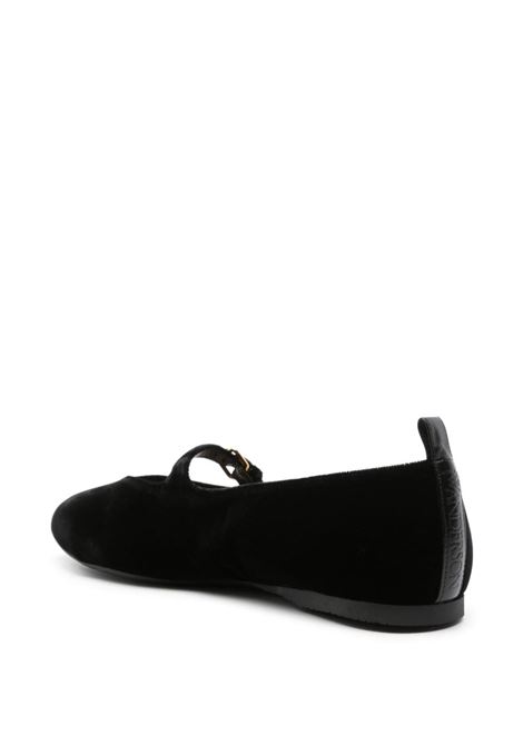 Ballerine con cinturino in nero di JW Anderson - donna JW ANDERSON | ANW43033A999